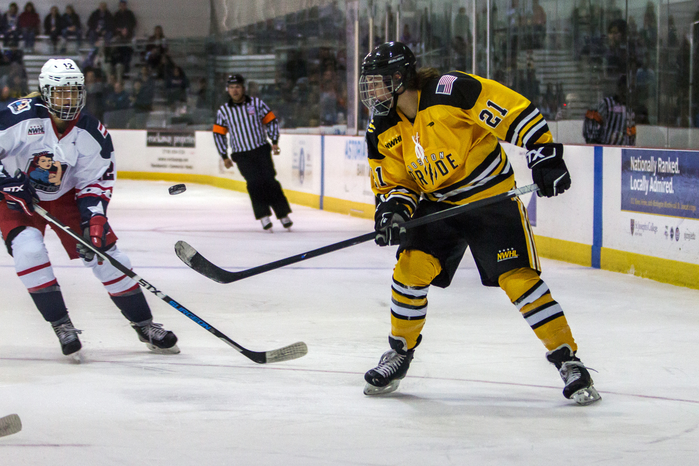 NWHL: Boston Pride Blow Out NY Riveters, 7-1