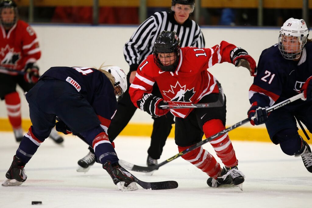 CWHL in the Four Nations Tournament