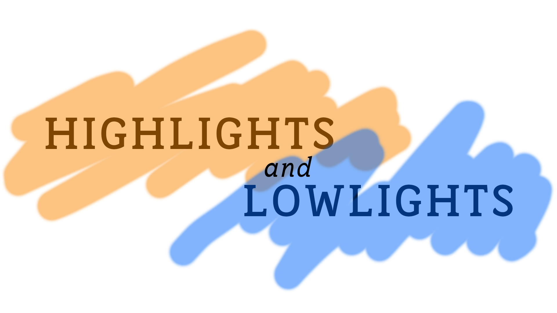 Highlights and Lowlights