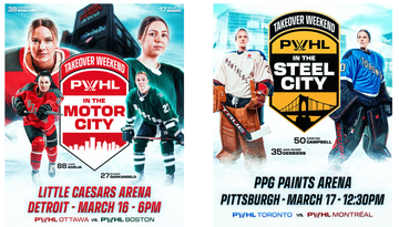 PWHL Announces "Takeover Weekend"