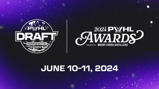PWHL Announces 2024 Draft and Awards Ceremony Details